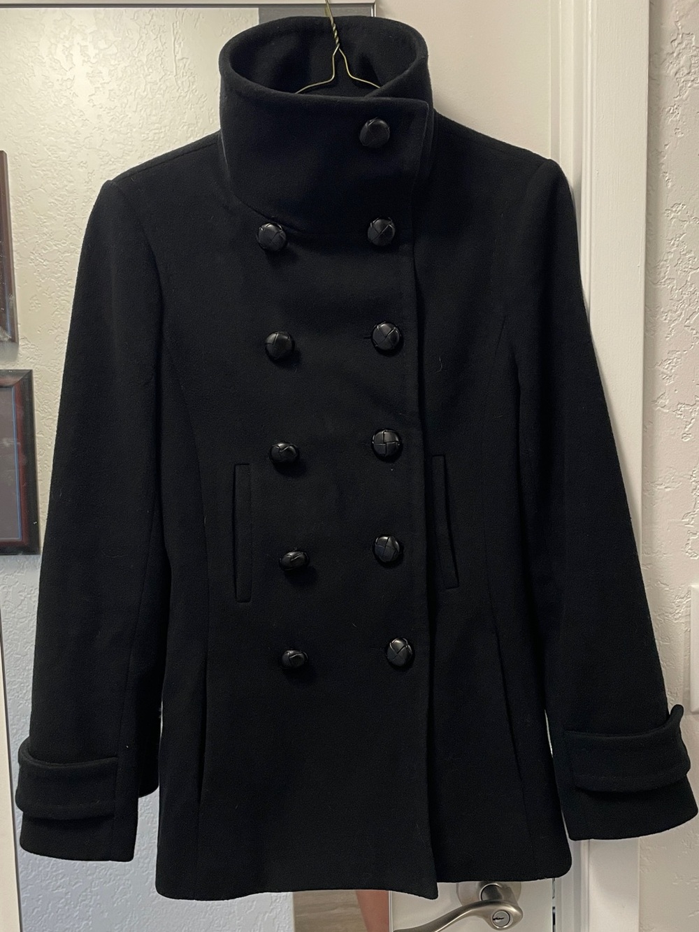 Aritzia (Vintage) - Wool & cashmere blend peacoat.